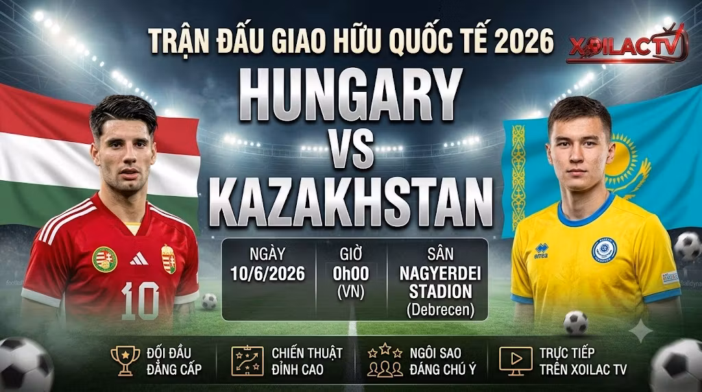 Nhận định Hungary vs Kazakhstan (00h00 ngày 10/6/2026): Pháo đài Nagyerdei gầm vang